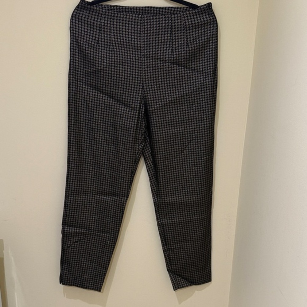 Women's Evening | Holidays | Christmas Pants - Black & Gold metallic Size 14 L